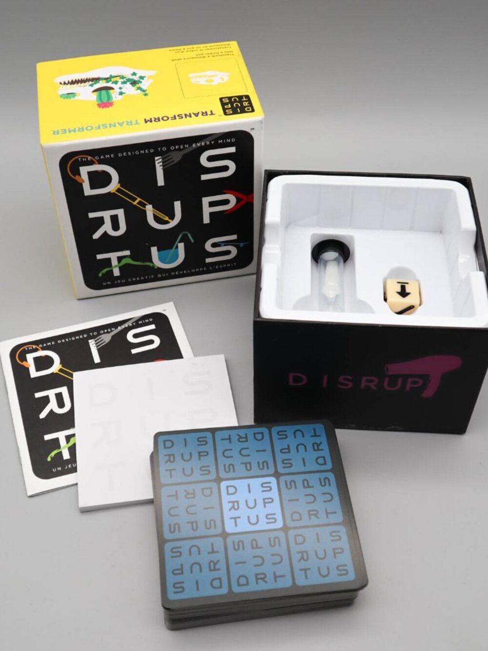 Disruptus Creative Thinking & Innovation Family Card Game Ages 10+ 1+ Players